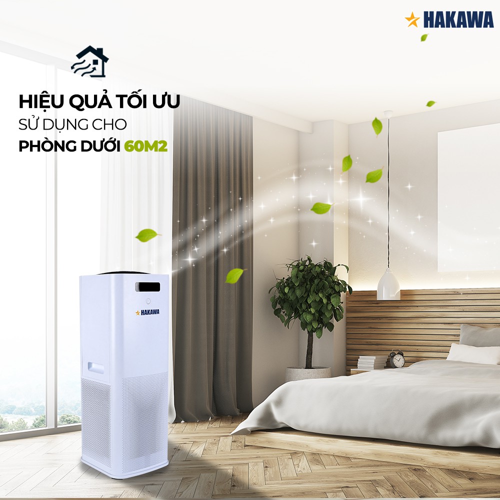 Máy lọc không khí cao cấp HAKAWA - HK-K3 - bảo hành chính hãng 2 năm