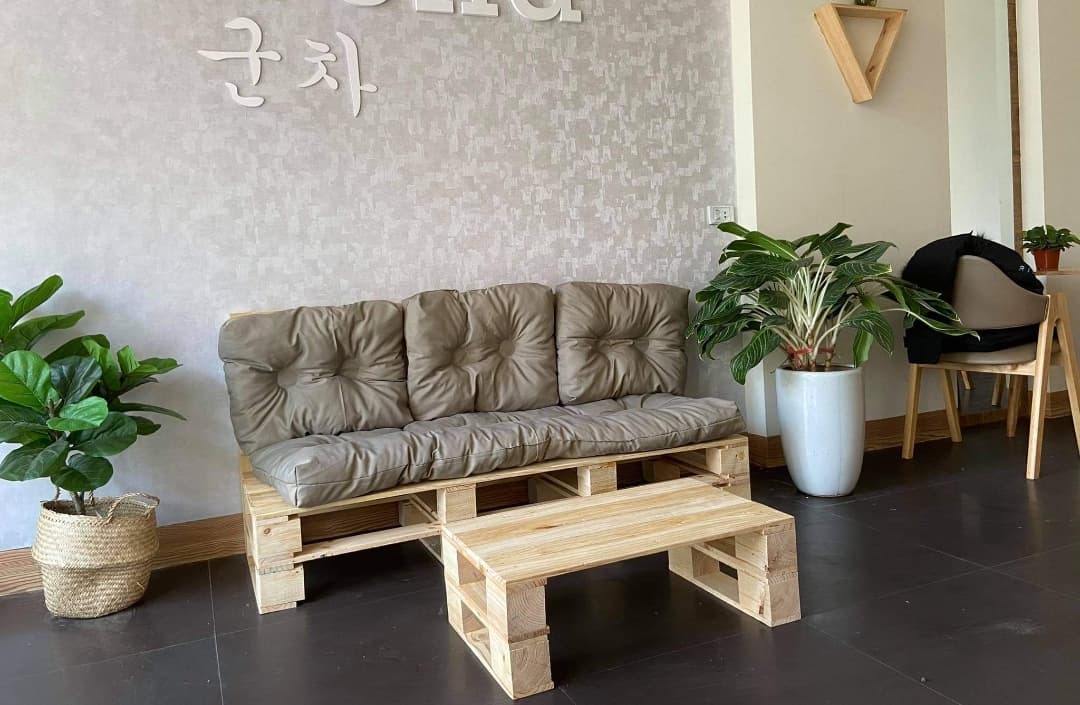 [RẺ NHẤT SHOPEE] BỘ GHẾ SOFA PALLET CÓ ĐỆM - SOFA GỖ THÔNG - GHẾ GỖ THÔNG - BỘ ĐỆM CHO SOFA