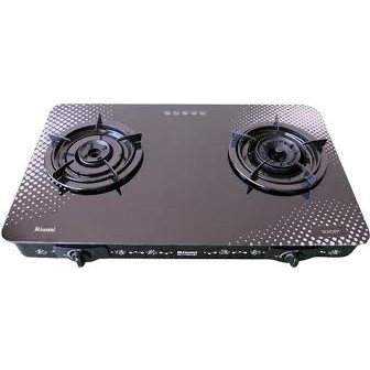 [ HÀNG CHÍNH HÃNG ] Bếp gas đôi Rinnai RV-715 Slim(GL) mặt kính+ Van Dây-Bảo Hành 24 Tháng