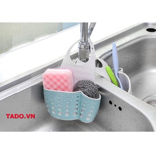 Giỏ treo vòi nước chậu rửa bát đựng giẻ rửa bát chén đũa tiện lơi GD837