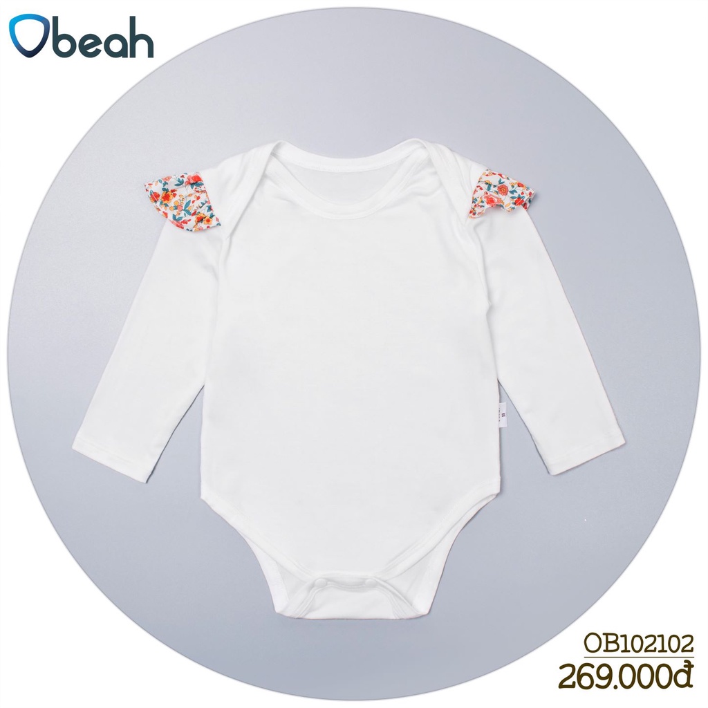 Set body váy Obeah hoạ tiết hoa nhí Chất liệu Cotton Fullsize 59 đến 90 cho bé từ 0 đến 24 tháng