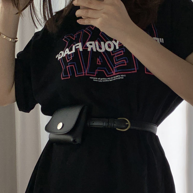 Thắt Lưng Nữ Màu Tối Phong Cách Hàn Quốc