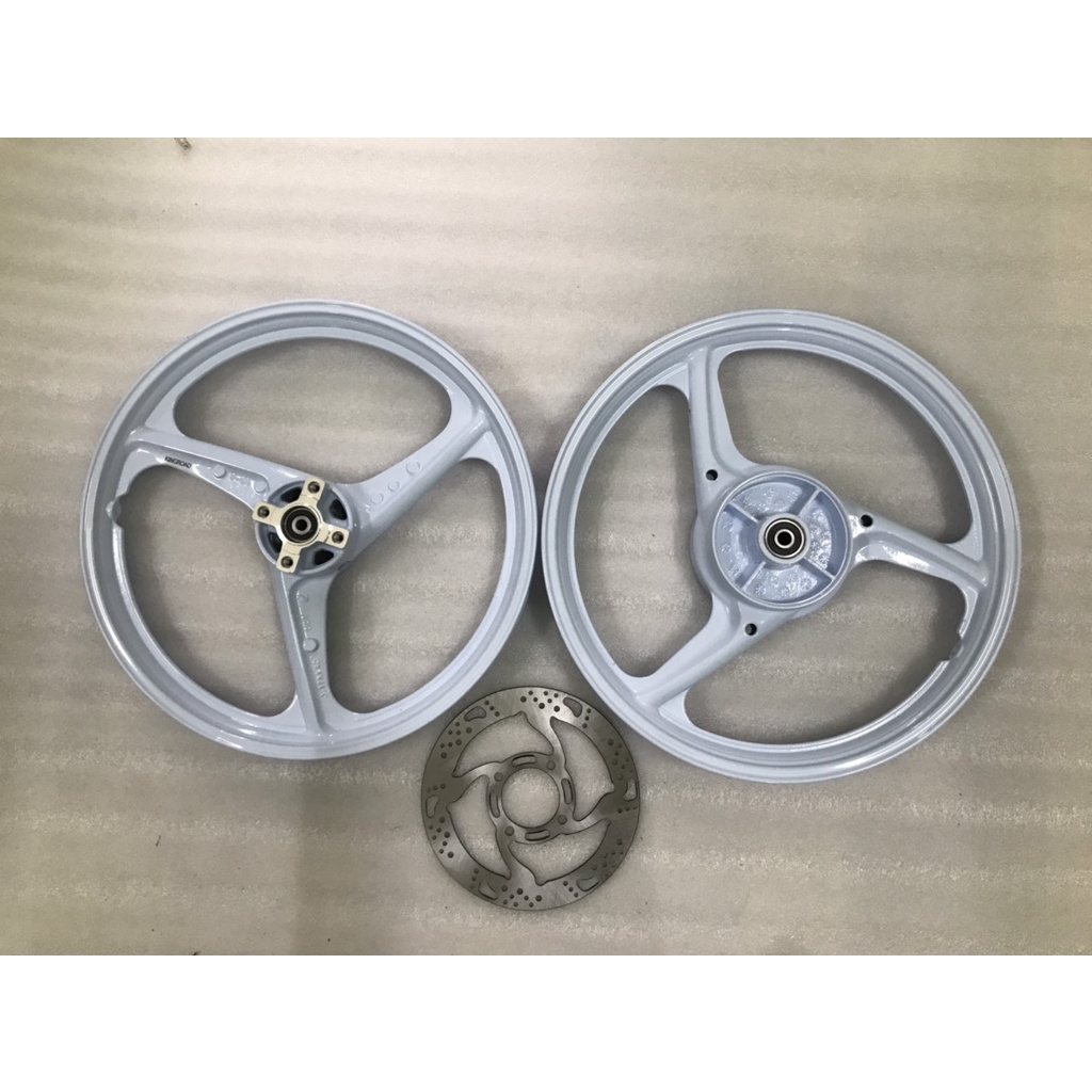 Mâm vành đúc 3 cây xmode đĩa Yamaha Sirius Jupiter Exciter 2006 2010 ráp zin không chế cháo