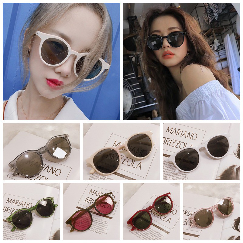 Kính mát gọng lớn phong cách retro màu kẹo ngọt | BigBuy360 - bigbuy360.vn