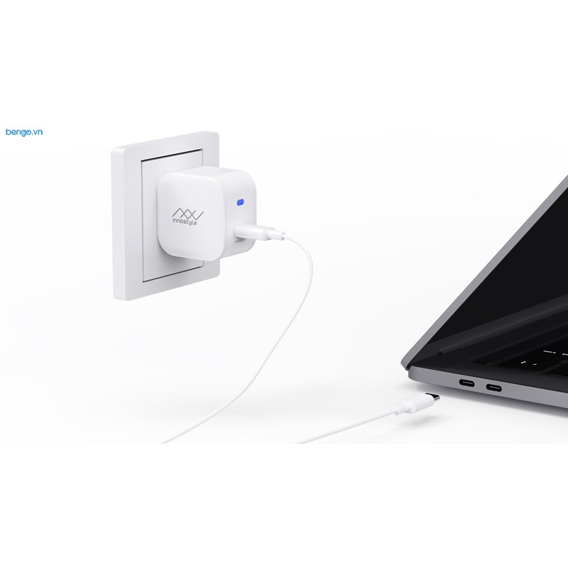 Sạc nhanh INNOSTYLE Minigo/Minigo 2/MiniPro/MiniPro III 12W/18W/20W - IC12SAWHI / IC18PD/ IP18-2PD/IC20PDWHI/IC20-2PDWHI
