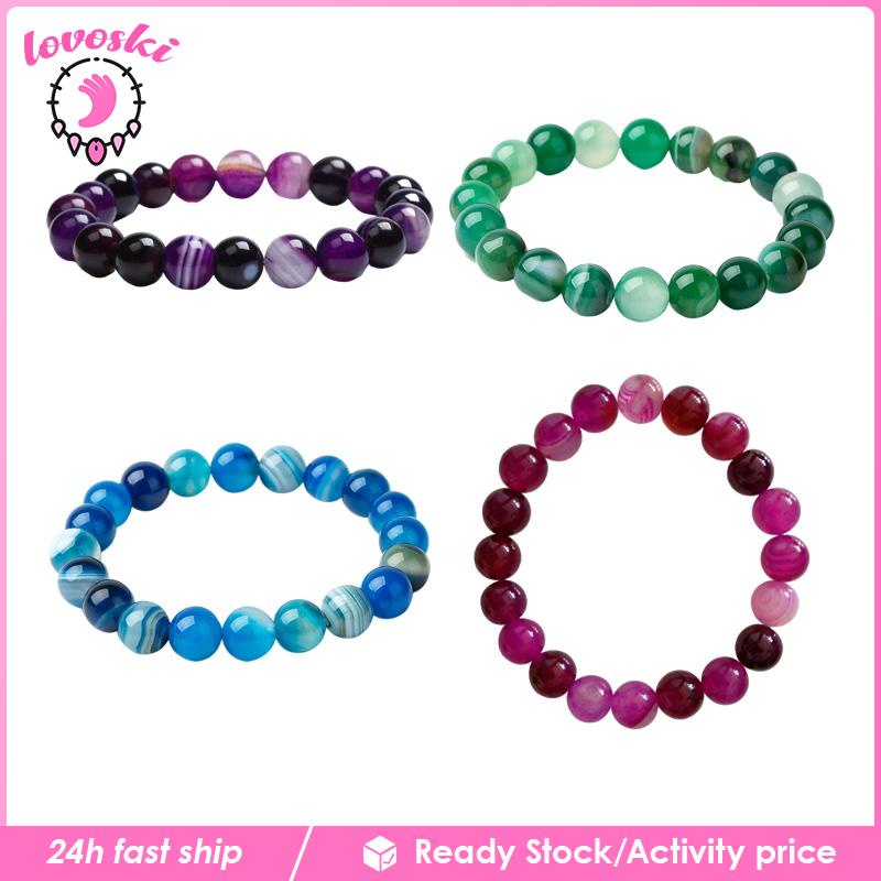 Vòng Tay Chuỗi Hạt 10mm Lãng Mạn Cho Cô Dâu Ngày Valentine