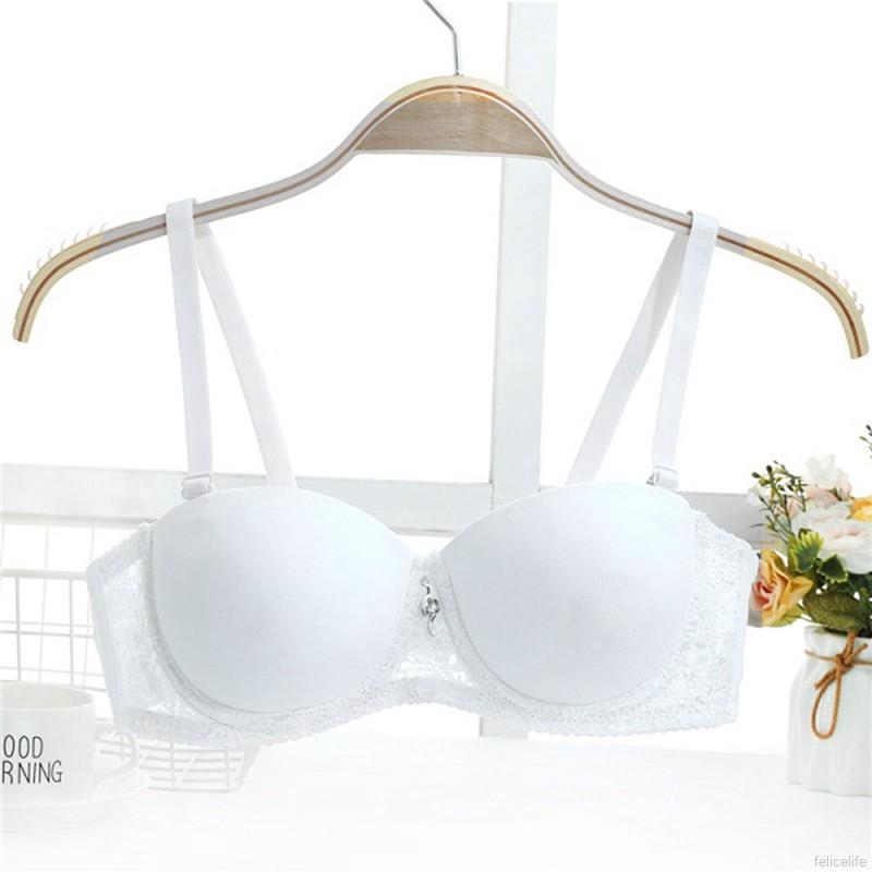 Áo Ngực Không Gọng Viền Ren Nâng Ngực