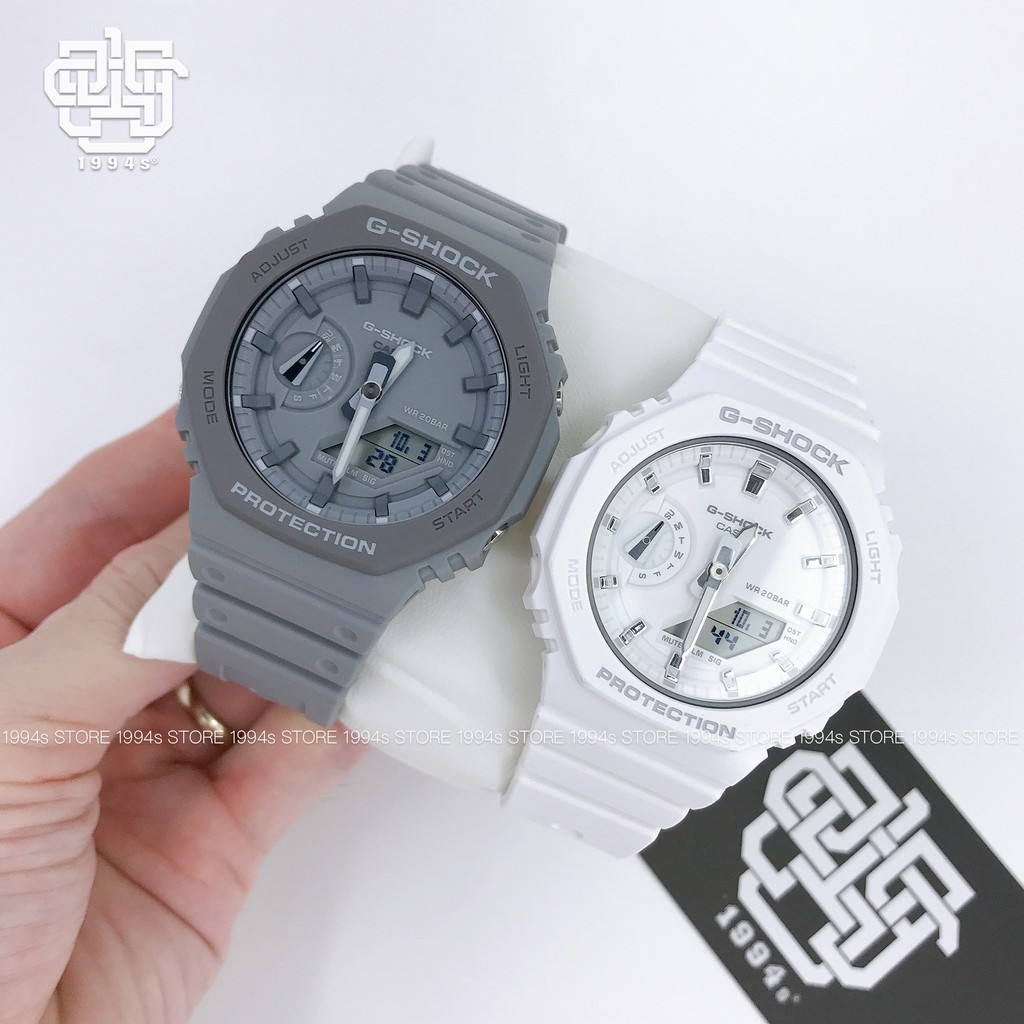 Đồng hồ nữ Casio G-Shock GMA-S2100-7A chống va đập, chống nước 200m, size 42.9mm, hàng chính hãng
