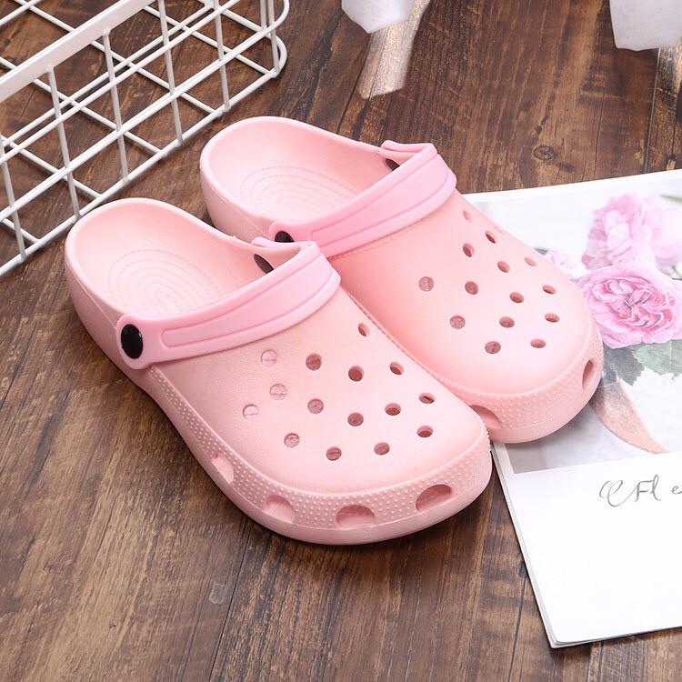 (Sẵn) Dép sục nam nữ (tặng kèm sticker dâu hoặc gấu)