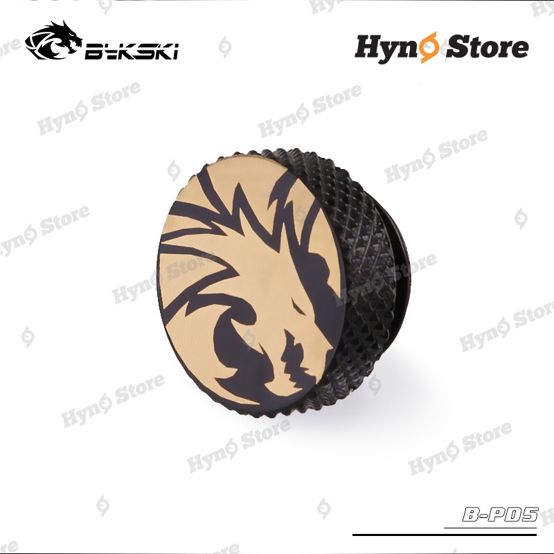 Fit stop Bykski logo rồng  B-PD5 Tản nhiệt nước custom - Hyno Store