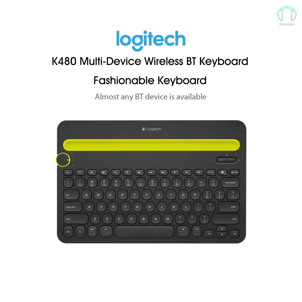 Bàn Phím Bluetooth Không Dây Mini Logitech K480 Cho Điện Thoại / Máy Tính Bảng