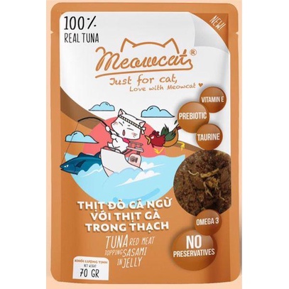 Pate mèo Meowcat 70g - 9 Vị