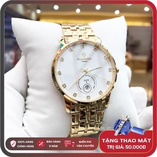 Đồng Hồ Nam Sunrise 1138SA [ Chính Hãng Full Box ] Sapphire Chống Xước , Chống Nước