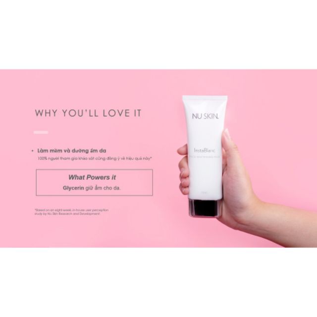 Sữa dưỡng Nuskin Làm trắng da tức thì InstaBlanc Face Whitening Milk Nuskin