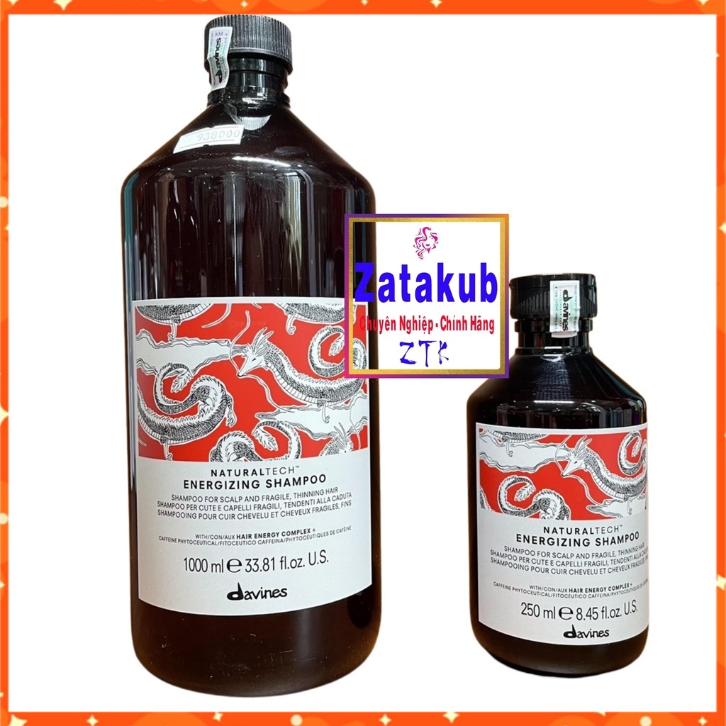 ✅✅Dầu Gội Chống Rụng Tóc Davines NaturalTech Energizing Shampoo