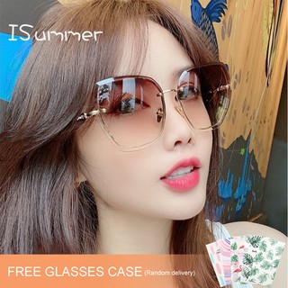 Isummer kính râm uv thời trang hàn quốc kính râm nhiều cạnh, kính mát gọng tròn ms.