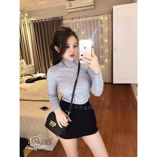 Áo len tăm cổ 3 phân