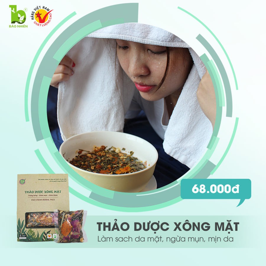 Thảo dược xông mặt Cung Đình Bảo Nhiên