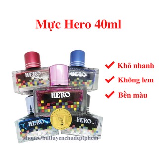 Mực Hero chính hãng 40ml không lem nhòe