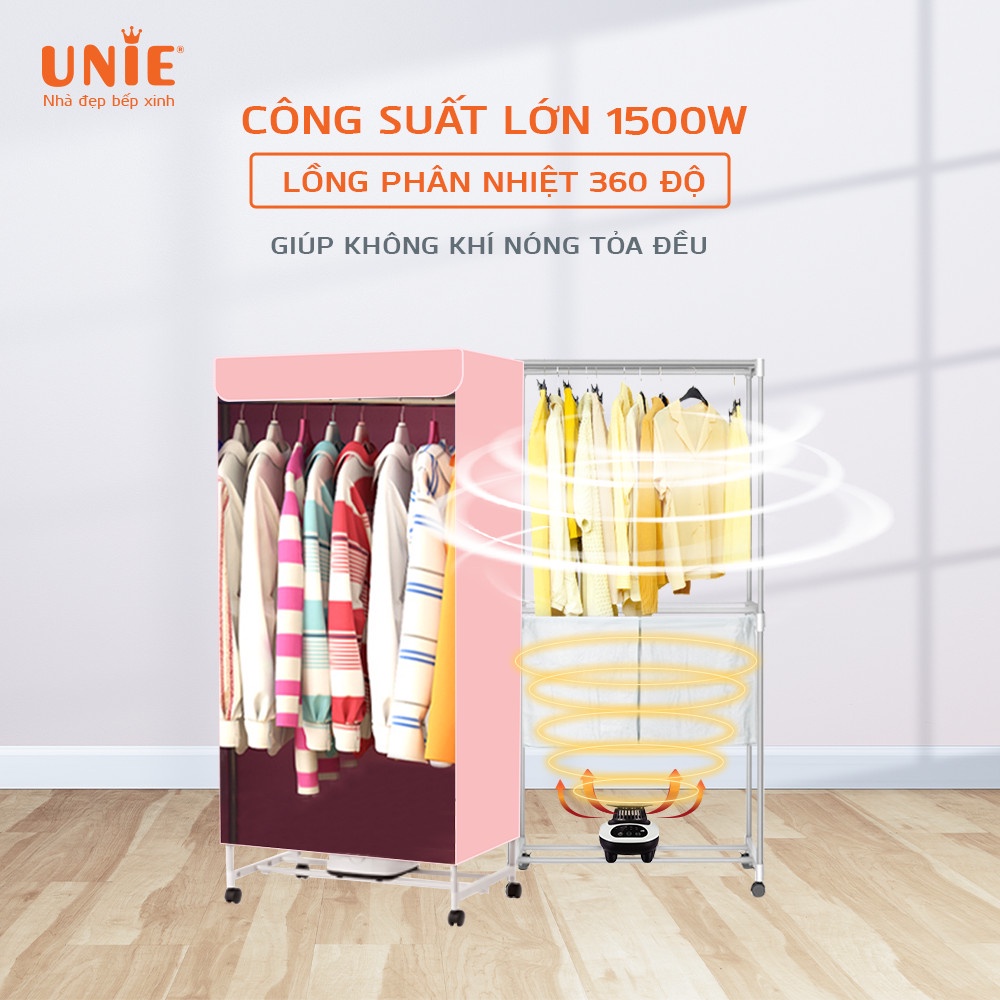 Tủ Sấy Quần Áo Unie UE-666 - Hàng Chính Hãng - Bảo Hành 12 Tháng