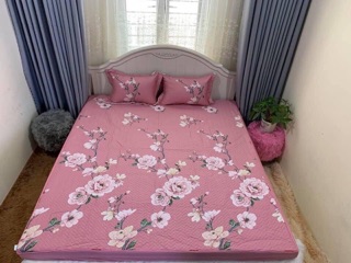 Ga gối cotton chần km