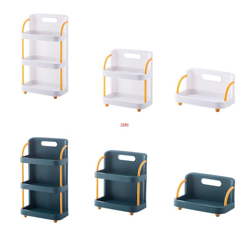 Kệ Đứng 1 / 2 / 3 Tầng Sắp Xếp Gọn Gàng Đa Ứng Dụng Cho Nhà Bếp Nhà Tắm