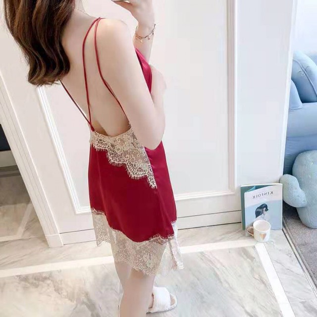 VÁY NGỦ PHI LỤA SEXY GỢI CẢM SX 075