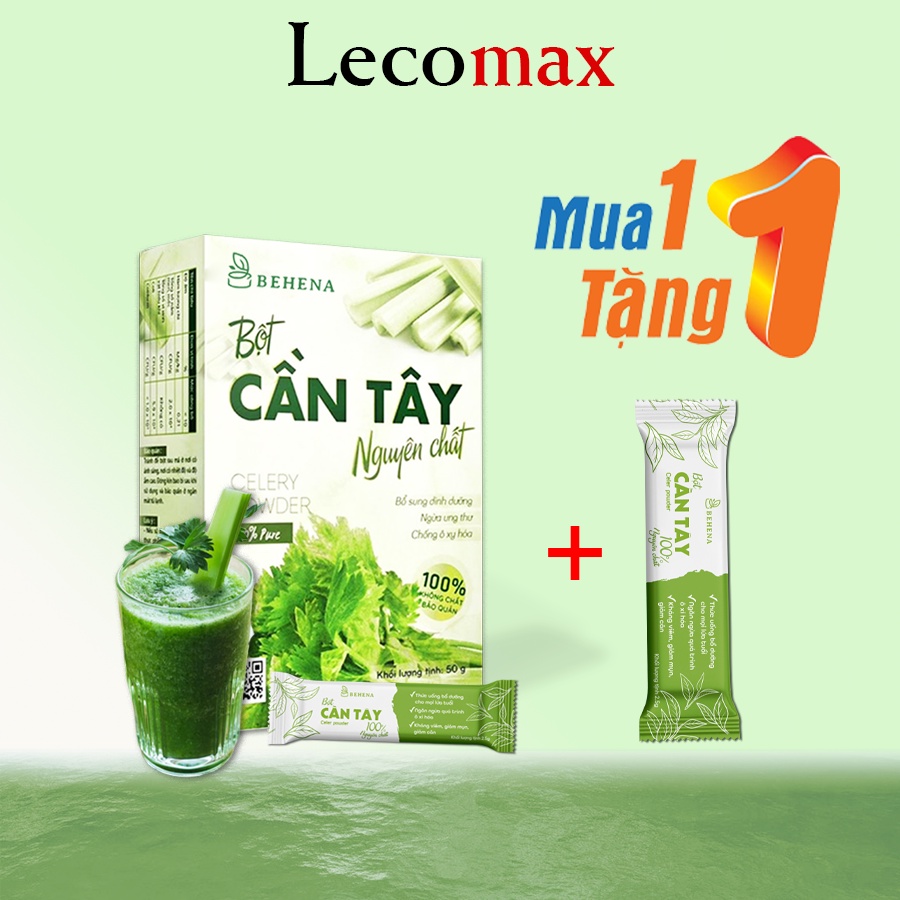 Bột bạc hà behena nguyên chất làm bánh đắp mặt pha trà sữa Lecomax LMB06