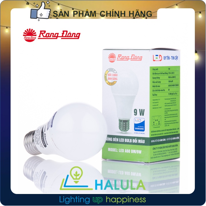 LED BULB đổi màu Rạng Đông LED A60 ĐM 7W/9W