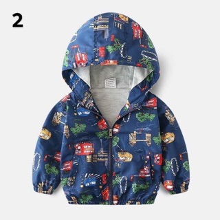 Áo gió lót lưới hình khủng long