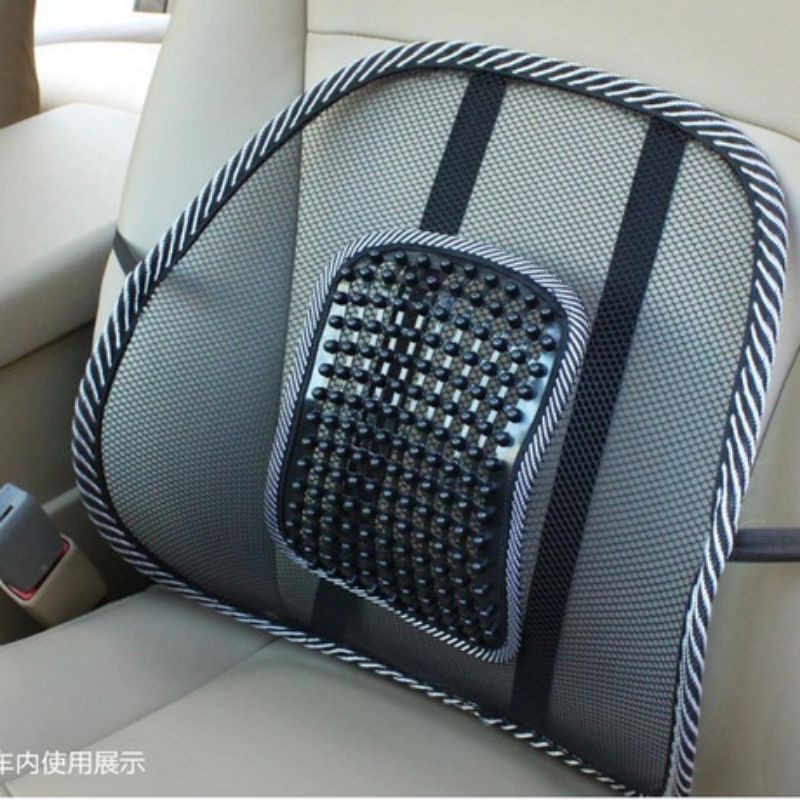 [Hàng loại 1] Combo 2 miếng lót, tựa lưng ghế cho xe hơi ô tô, ghế tựa văn phòng thoáng khí