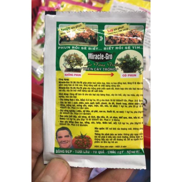 Miracle-Gro 15/30/15 Tân Quy 10gr