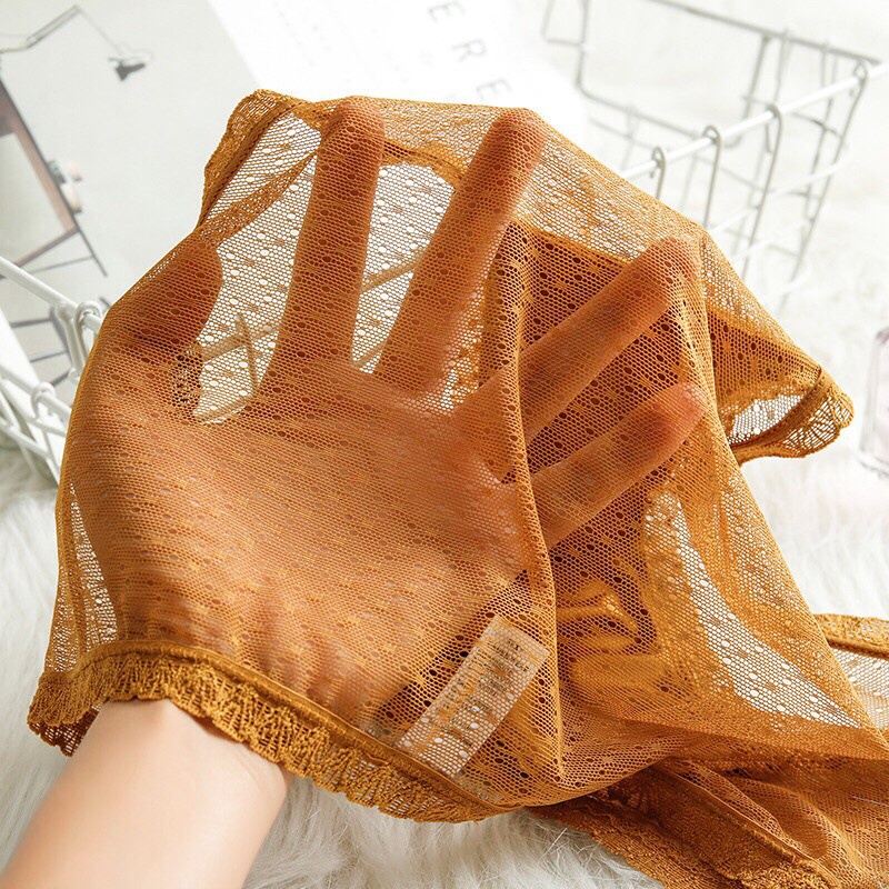 Quần lót lụa lạnh Fabic cao cấp thông hơi, Quần lót nữ tàng hình kháng khuẩn ren sau Sexy QL226