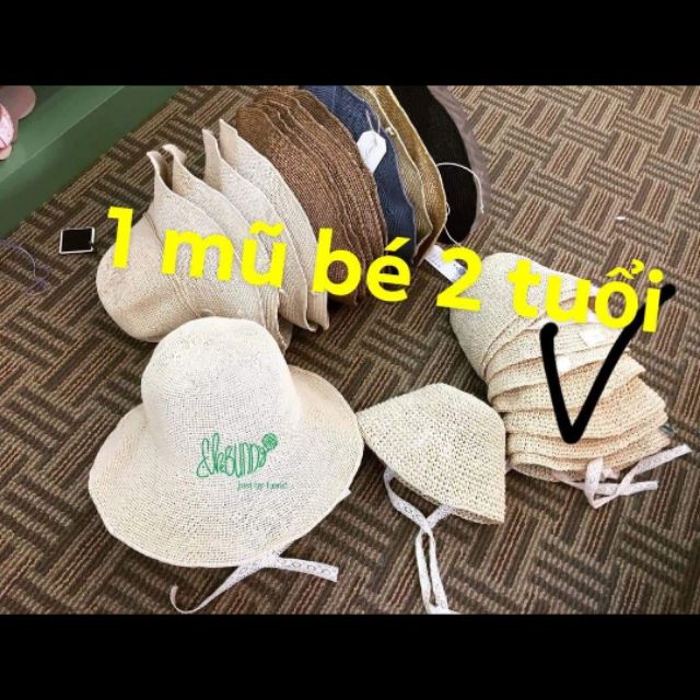 3 mũ bé. 1 mũ mẹ