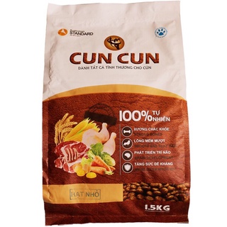 Hạt thức ăn cuncun cho chó mèo 1,5kg