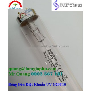 Bóng đèn diệt khuẩn UV Sankyo Denki G20T10 - 20W, 60cm