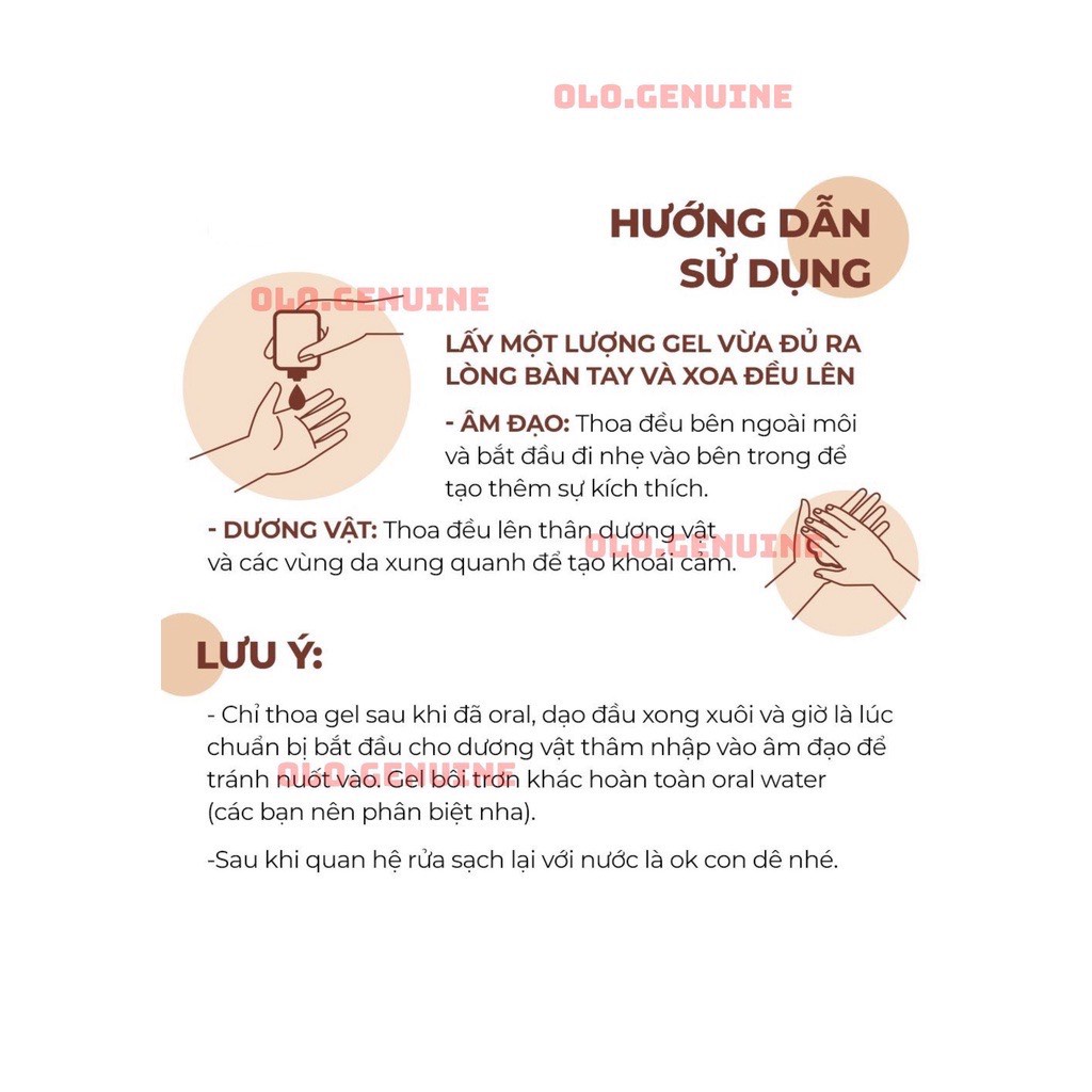 Gel bôi trơn Vanessa Nhật Bản gốc nước, an toàn, tinh chất sâm 200ml | olo.genuine Store