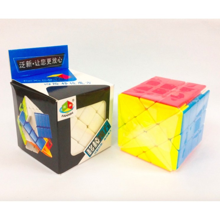 FanXin 4x4 Fisher Cube Stickerless Rubik Biến Thể 6 Mặt