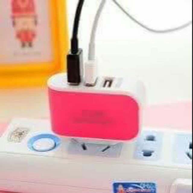 Củ sạc 3 cổng usb đa năng