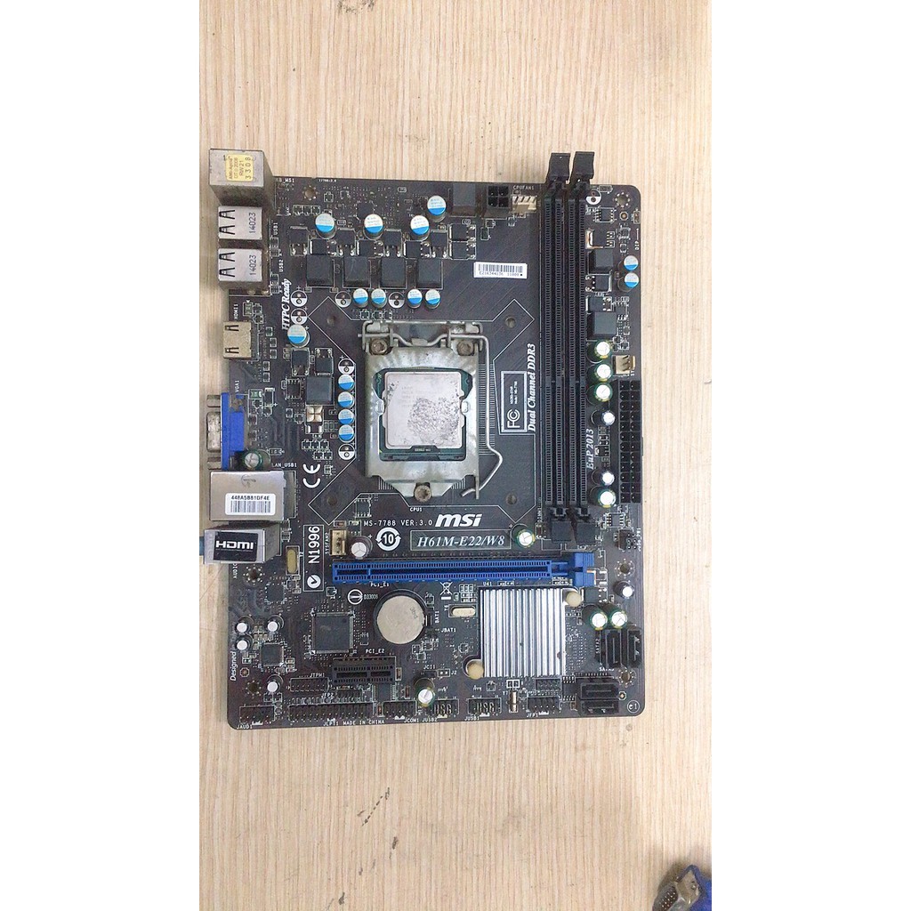 [Mã 1911ELSALE hoàn 7% đơn 300K] Combo Main MSI H61 + G2030 + Ram 4G + Quạt | WebRaoVat - webraovat.net.vn