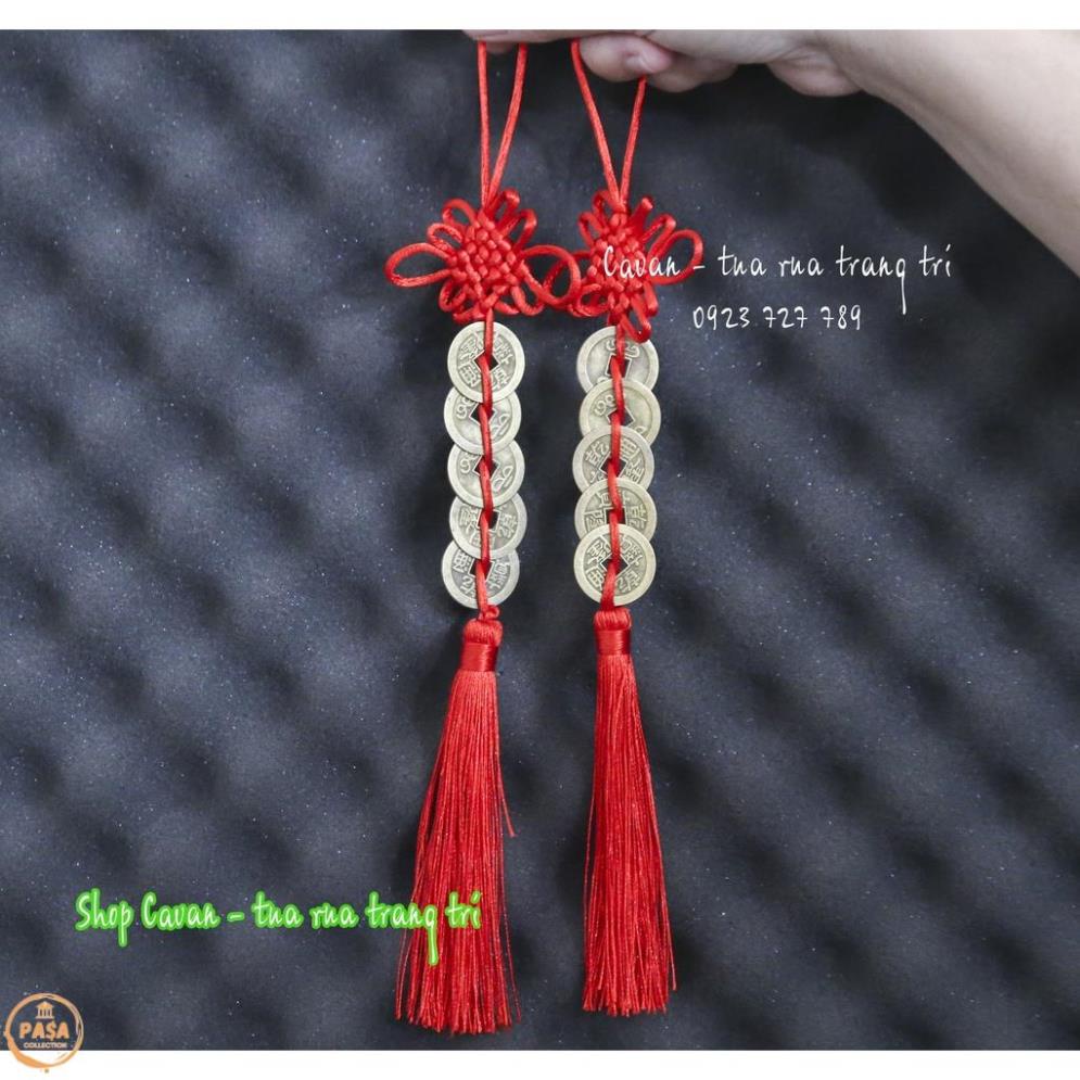 Dây đồng xu ngũ đế, dây đồng xu phong thủy chiêu tài lộc may mắn