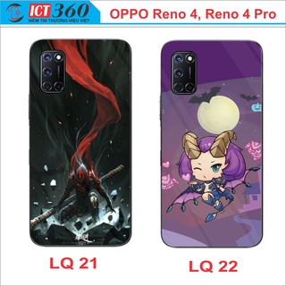 Ốp Lưng Kính OPPO Reno 4 ,Reno 4 Pro- in Theo Yêu Cầu