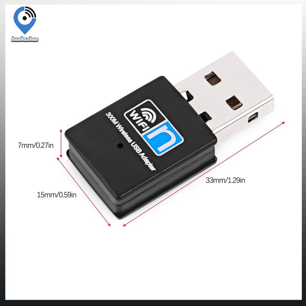 Usb Wifi Mini 6.6) 300mbps