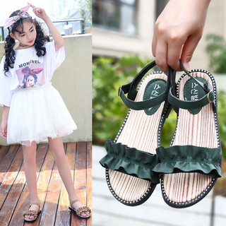 giày trẻ em nữ mẫu xuân hè Dép bé gái mùa hè mới phiên bản Hàn Quốc của học sinh trẻ em giày công chúa đi biển