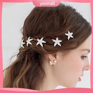 Bộ 6 kẹp trâm cài tóc hình sao biển xinh xắn