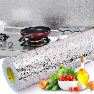 Cuộn giấy bạc cách nhiệt chống thấm dễ lau chùi dán bếp tủ