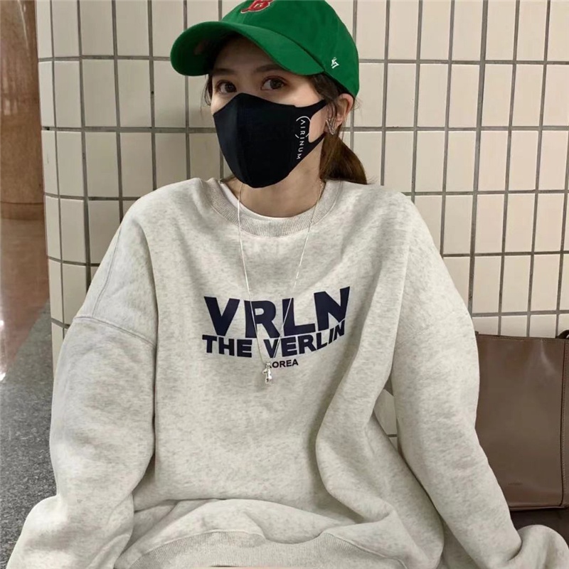 NRVP Áo Hoodie Thiết Kế Đơn Giản Thời Trang Hàn Quốc Cho Nữ