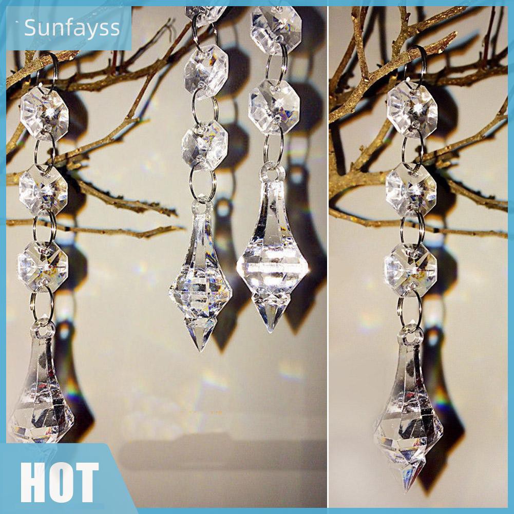 10 Vòng Hoa Acrylic Treo Trang Trí