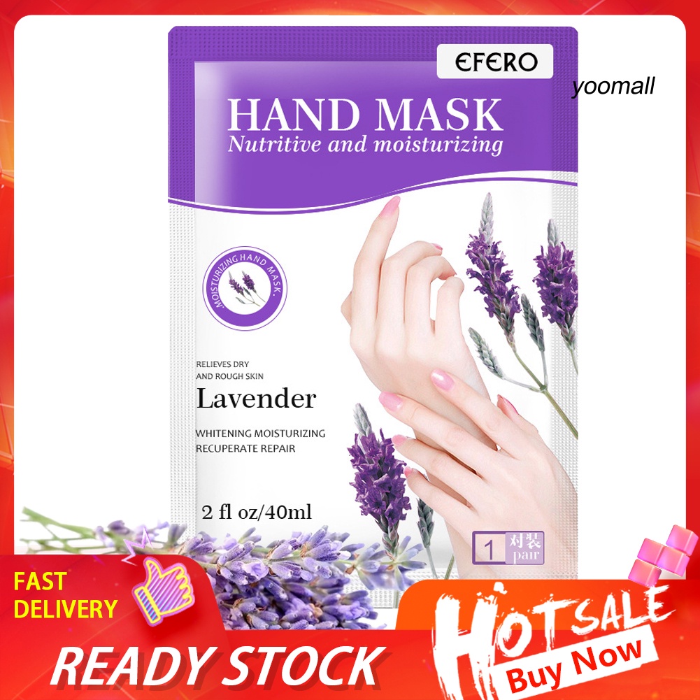 [Hàng mới về] 2 Miếng Mặt Nạ Tay EFERO Tẩy Tế Bào Chết Dưỡng Ẩm Chăm Sóc Da Đôi Bàn Tay