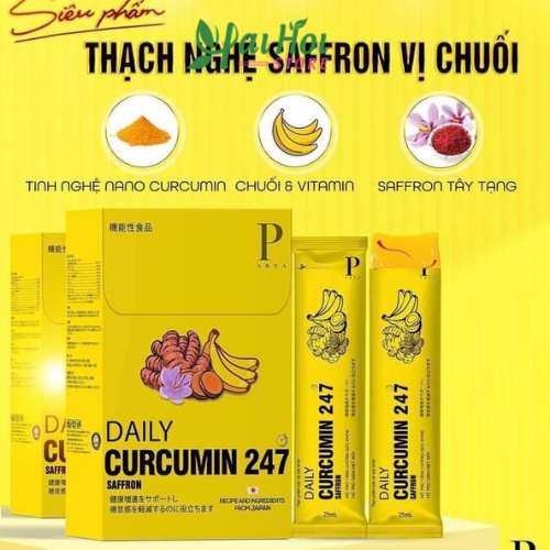 Thạch Nghệ Saffron Vị Chuối 247 Nano Japan